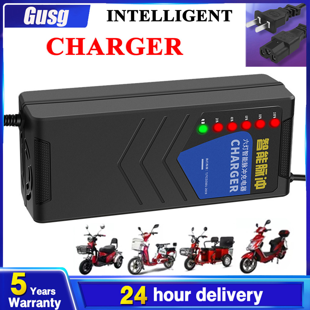 (จัดส่งใน 3 วัน) ชาร์จเก็บแบตเตอรี่ EBike หลายขนาดจาก Cond Chargers V1UR เช่น 48V12Ah, 48V20Ah, 48V3