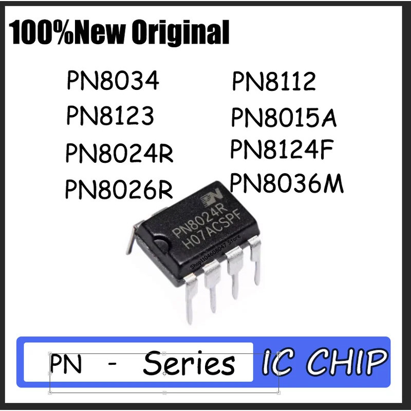 1-5PCS PN8034 PN8112 PN8123 PN8015A PN8024R PN8124F PN8026R PN8036M DIP8 ชิป ic