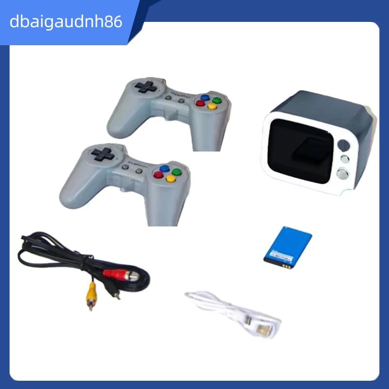 READY STOCK ระบบเล่นเกมมือถือRetro H7 พร้อมการออกแบบทีวีขนาดเล็ก หน้าจอ HD ขนาด 3.5 นิ้ว 740 เกม และ