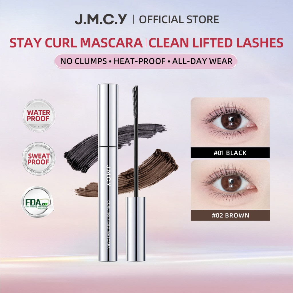 อัพเกรดใหม่JMCY Electroplated Curl มาสคาร่า Slim แปรงสําหรับ Clump-Free Defineed Lashes & Bigger Eye