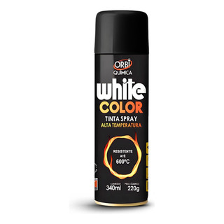 Tinta Spray Alta Temperatura  340ml Orbi Escapamento Chaminé Premium