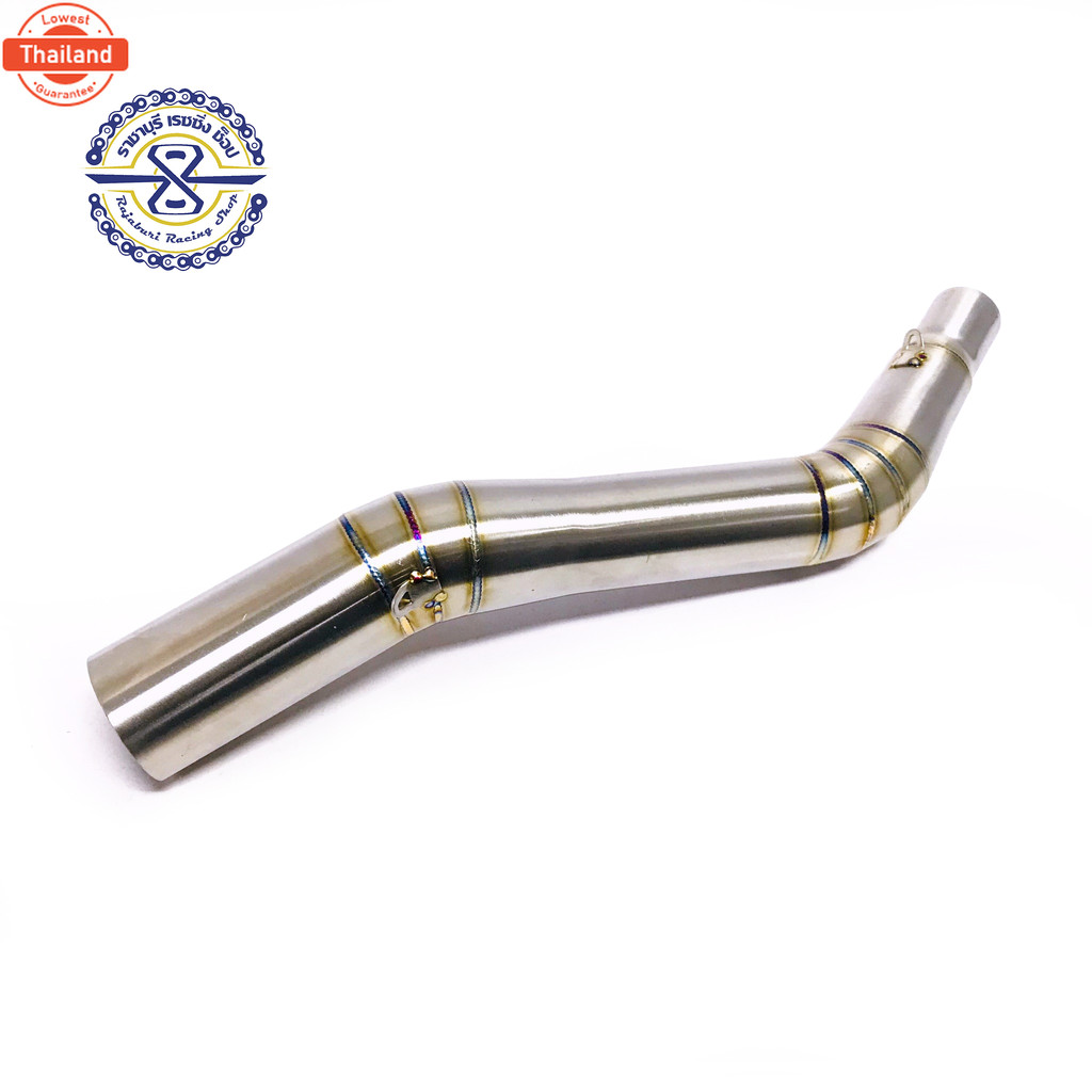 คอท่อเลส CB150R CB150R มีให้เลือก 2 รุ่น  งานสแตนเลส 304  คอท่อแต่ง