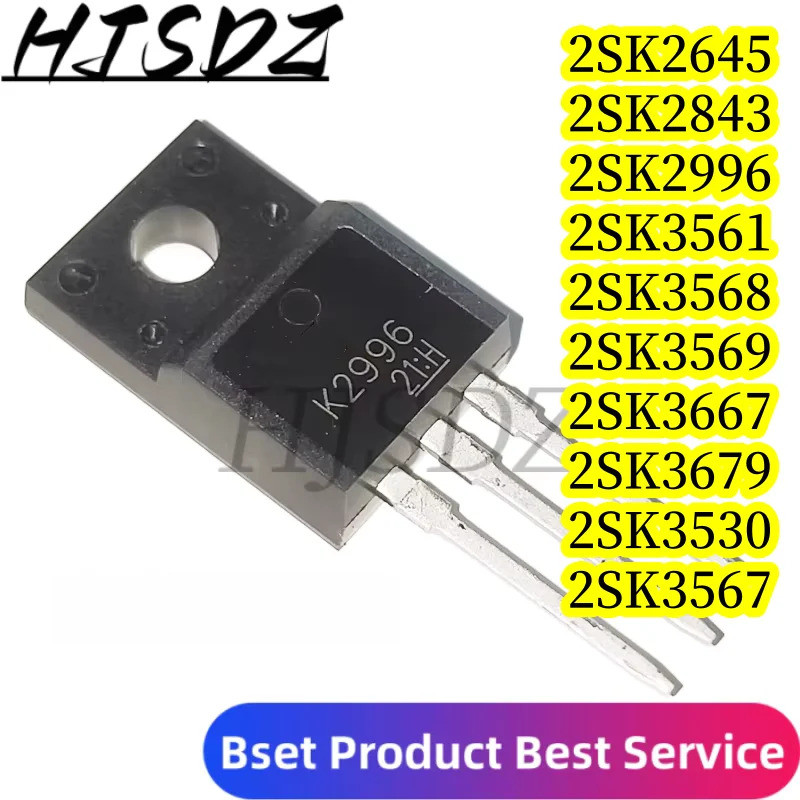 1-5PCS K2645 K2843 K2996 K3561 K3568 K3569 K3667 K3679 K3530 K3567 TO-220F Field-effect ทรานซิสเตอร์