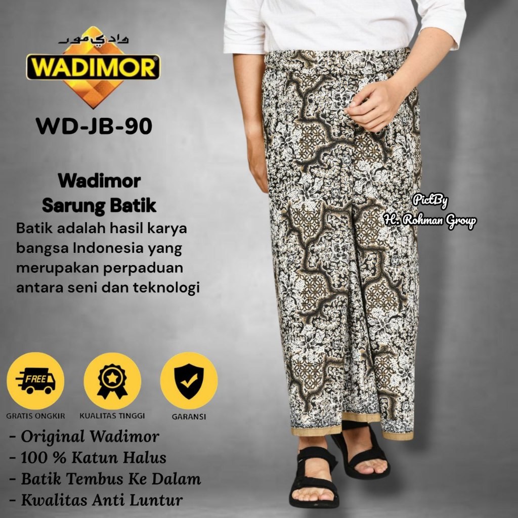 SALAFY SHOP Wadimor Batik Sarong Peacock Motif ผ้าทอละเอียด ล่าสุด Batik Motif SARUNG