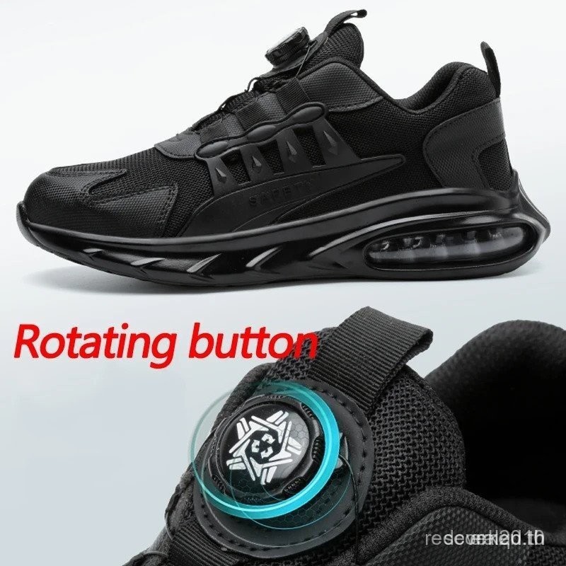 Safety Protective Footwear Turn Buckle Work Sneaker  Cushion Safety Shoes Men's Lightweight Men's Bo