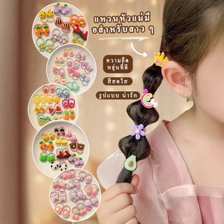100ชิ้น/เซ็ตเด็กสาวน่ารักการ์ตูนไนล่อน ส กรุบกรอบ ผู้ถือผมหางม้าผมวงยางรัดอุปกรณ์ผม Mini ยาง Band Headwear