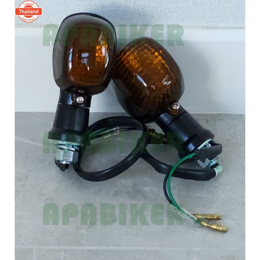 ไฟเลี้ยว หน้า-หลัง KRR 150 ZX  4621-621-ZCBL  เคอาร์อาร์ 150 แซดเอ็กซ์ สีชาดำ  priceต่อ 1 ดวง ครชุด 