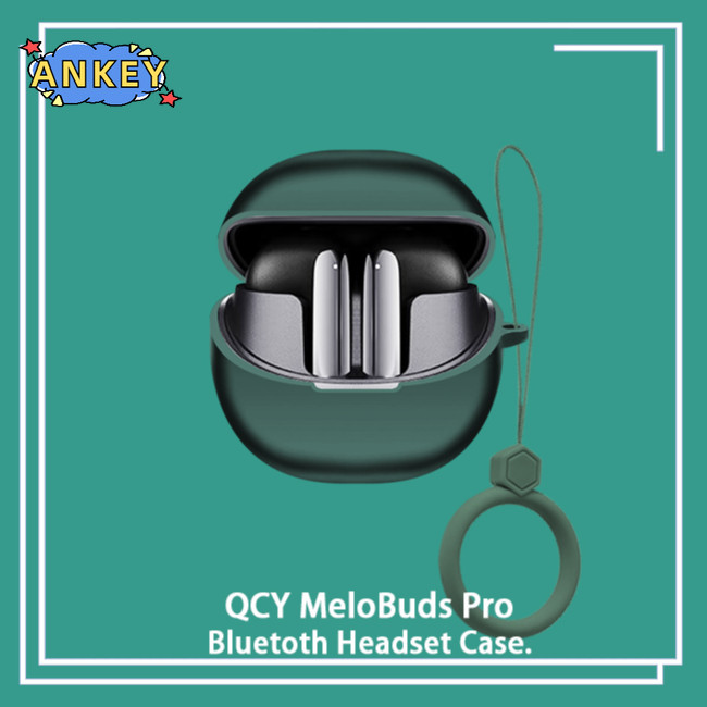 for QCY MeloBuds Pro Case Protective Earphone Cover Ring Anti-fall Soft Silicone Wireless Bluetooth 