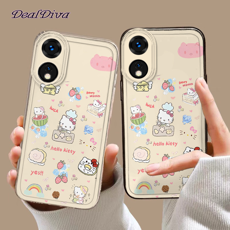 เคสโทรศัพท์ขนมเคธี่เหมาะสําหรับOPPO A11 A12 A15 A16 A17 A18 A35 A36 A38 F19 A54 A56 A57 A58 A60 A77 