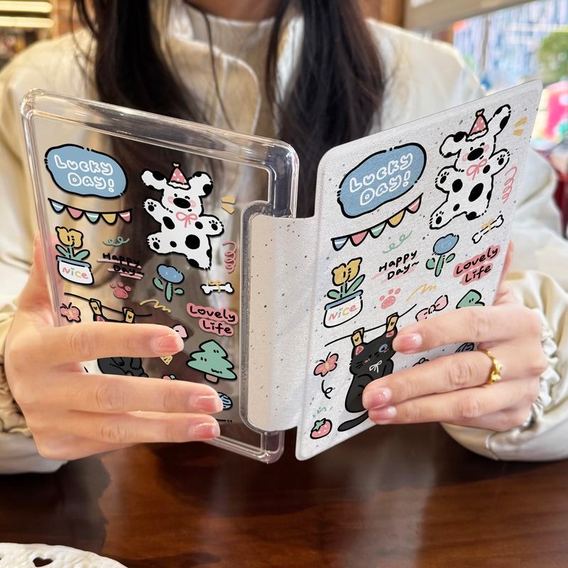 Kindle 11th2024 (RS23CV) 2022 (C2V2L3)/10th 2019 (J9G29R) 6 นิ้ว Sleep Wake-Up Protective Case Trans