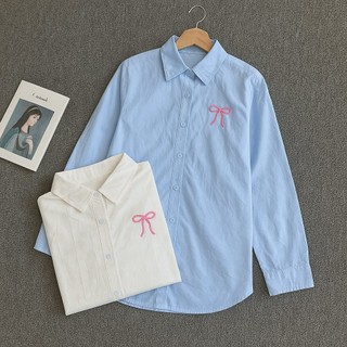 Femes Plain Ribbon Atasan Kemeja Kerja – Office Look Wanita Muslim Wudhu Friendly Matt Linen Rami