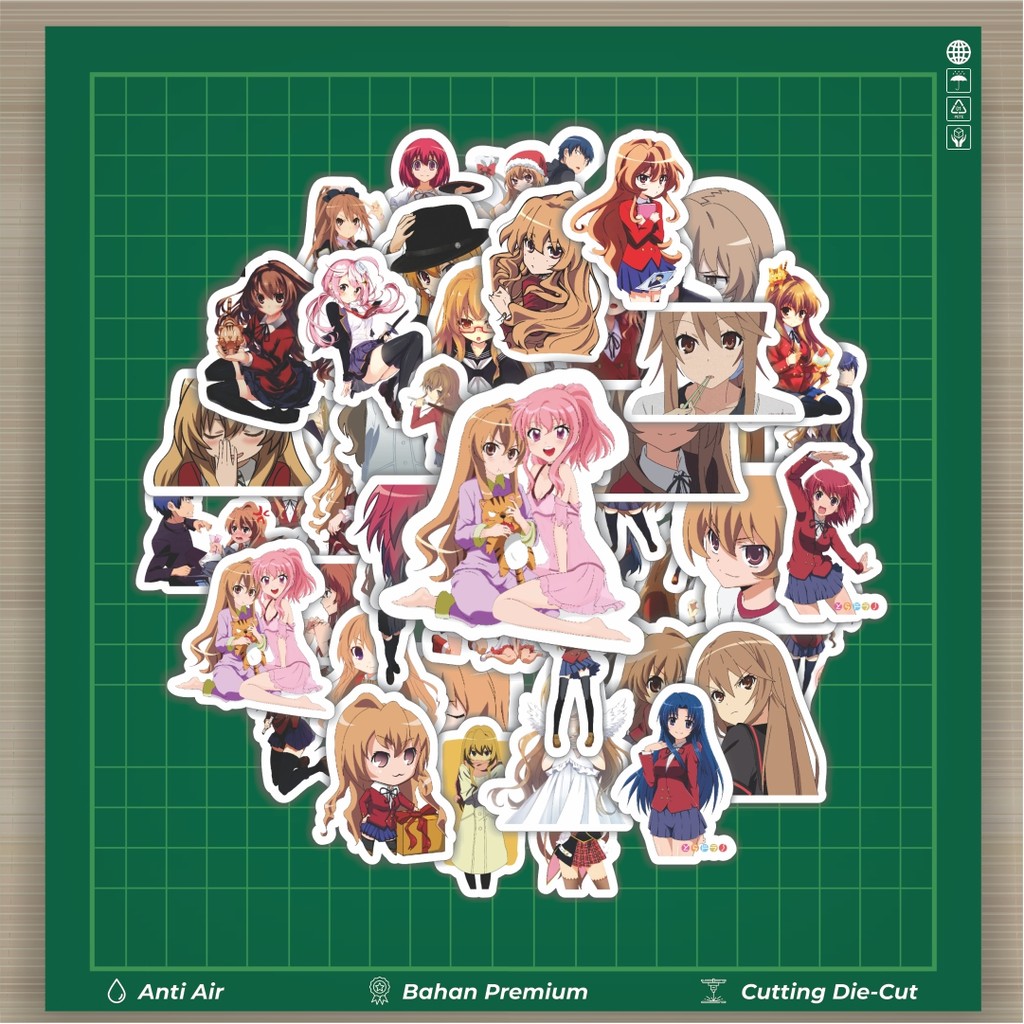 ร้อน 50 ชิ้นสติ๊กเกอร์อะนิเมะซีรีส์ Toradora ตัวอักษรผสม 2 สติกเกอร์แฟชั่นรถยนต์ Decal Cool การ์ดอัล