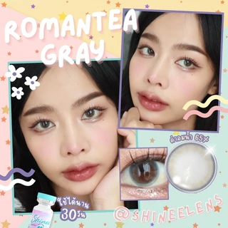 🔥 คอนแทคเลนส์ ✨ขนาดมินิ✨Brown/Gray✨ Romantea (Shinee)
