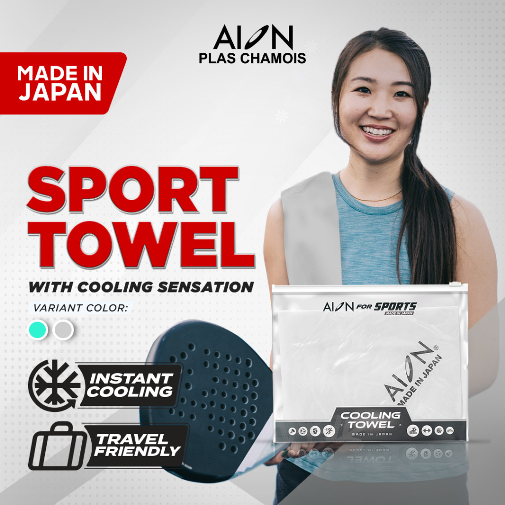 Aion Sport Cooling Towel Cold Sensation Sports Towel Sport Cooling Sensation Pouch Pack