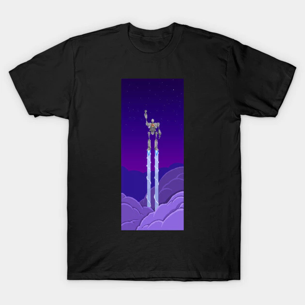 เสื้อยืด Vintage Iron Giant Pixel Night Variant - รูปที่ 1