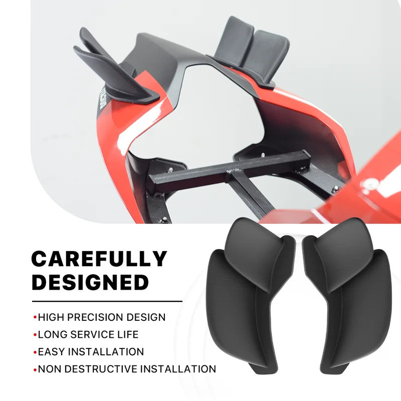 รถจักรยานยนต์ด้านหลัง Fixed Wing Fairing ABS ดัดแปลงสําหรับ DUCATI Panigale V2 V4 V4S V4R Streetfigh
