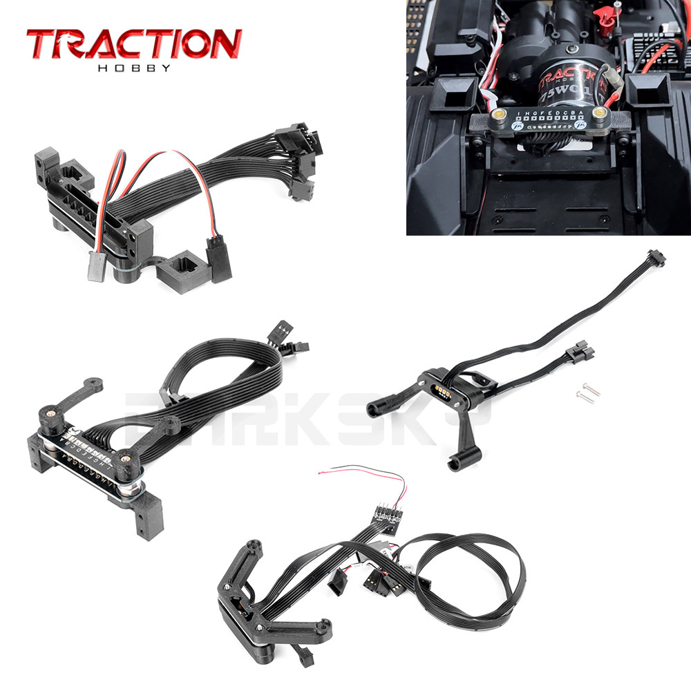 RC รุ่นรถ KM ถัง TK300 F150 RAPTOR C3 Rally รถ KM 934 KM5 Pro ชุดไฟดูดแม่เหล็ก Plug-in