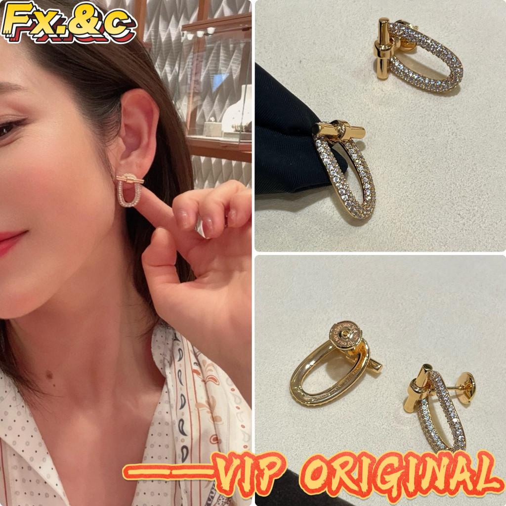 【ก่อนสั่งสอบถาม】ราคา3100 HHH ต่างหู adoge TO deduct  เพชรประดับ จมูกหมู Earrings