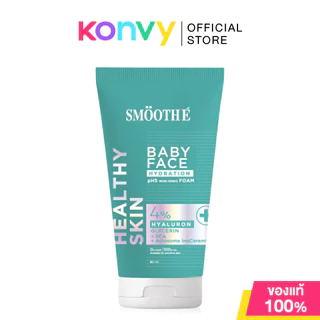 Smooth E Babyface Hydration pH5 NON-IONIC Foam 80ml สมูทอี โฟมล้างหน้าสูตรไม่มีฟอง.