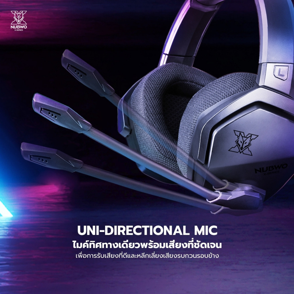 🛵มีส่งด่วน💨NUBWO X99 PRO WIRELESS GAMING HEADSET หูฟังเกมมิ่งไร้สาย รับประกัน 2 ปี