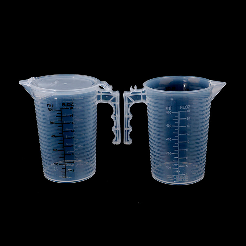 Bbth 100/250/500ML ถ้วยตวงเหยือกใสเบเกอรี่แป้งครัวน้ําพร้อมฝาปิด Sc Vary