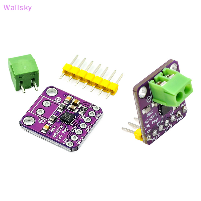 Wallsky>max98357 I2S 3W Class D Amplifier Breakout Interface Dac ถอดรหัสโมดูล Filterless Audio Board