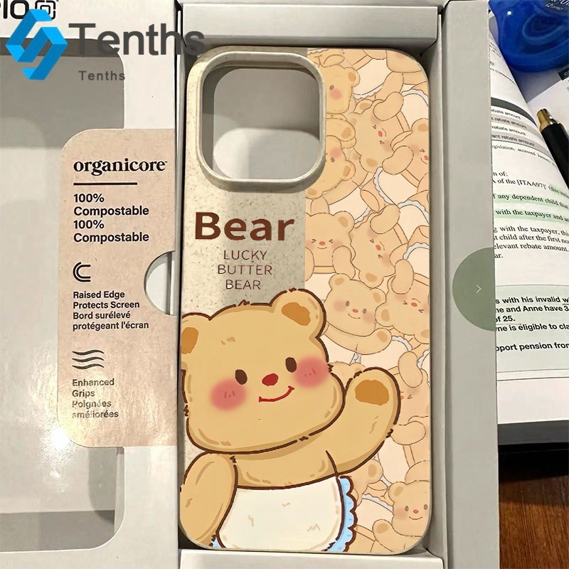 Redmi 13C 12C 10C 12 9T 9A 9C 10A 9 Note13 12 11 11s 10 10s 9 8 ProXiaomi11 Butter Bear รูปแบบกรณีโทรศัพท์ TPU เชลล์