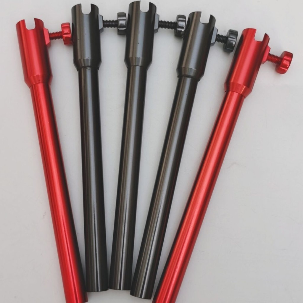 Universal ถาดเหยื่อวงเล็บอุปกรณ์เสริมอลูมิเนียมแมกนีเซียมเหยื่อชั้นวางถาด Single-Pipe เหยื่ออ่างล้างหน้าถาดเหยื่อ Rod กล่องตกปลาอุปกรณ์เสริมเก้าอี้ตกปลา
