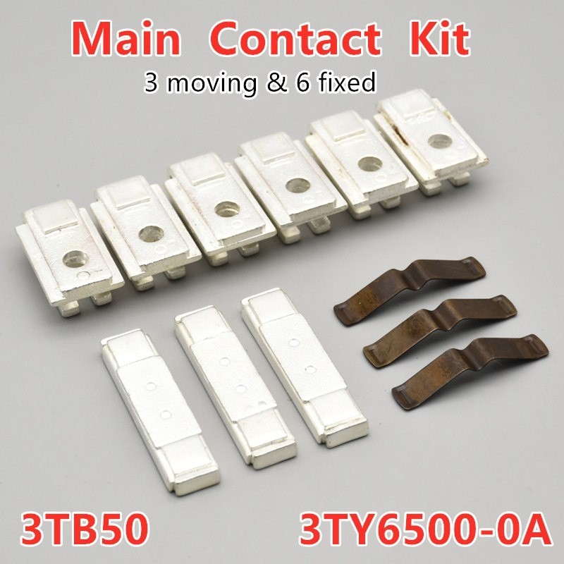✢Main Contact Kit For 3TB50 SC-7N Contactor Contacts 3TY6500-0A Contact Kits Moving and Fixed Contac