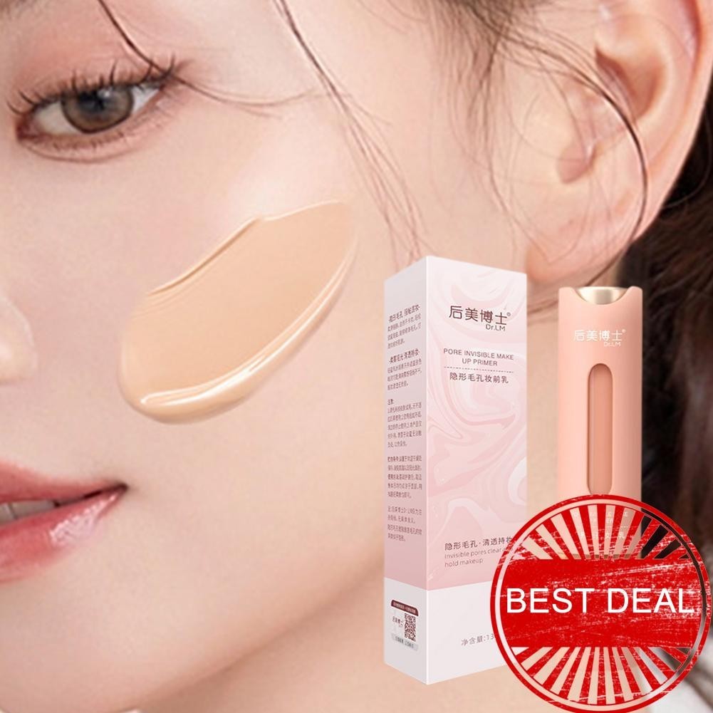 Invisible Pore Makeup Primer Cream รองพื้นคอนซีลเลอร์ ครีมไพรเมอร์ควบคุมความมัน Make-up Nude U1y4