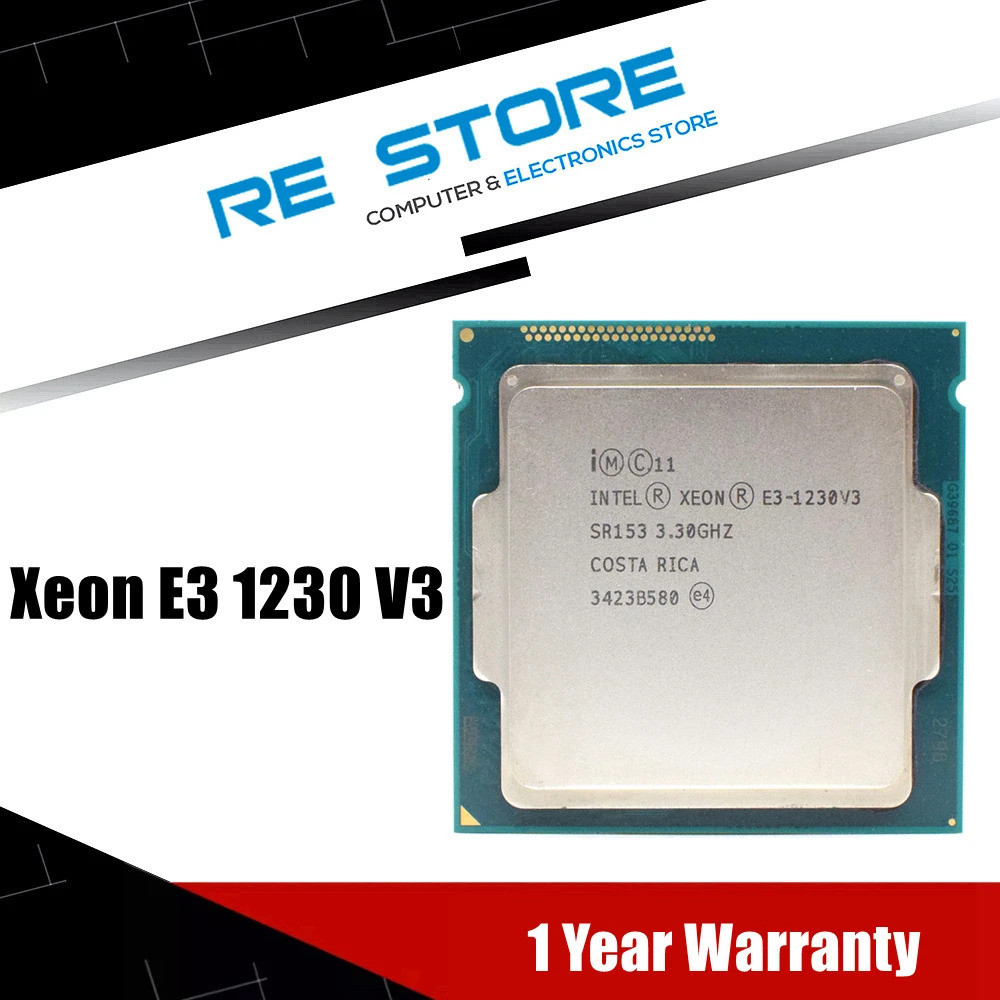 [สต๊อกพร้อม] e3 1230 v3 intel xeon lga 1150 cpu 3.3ghz เดสก์ท็อป Quad-Core