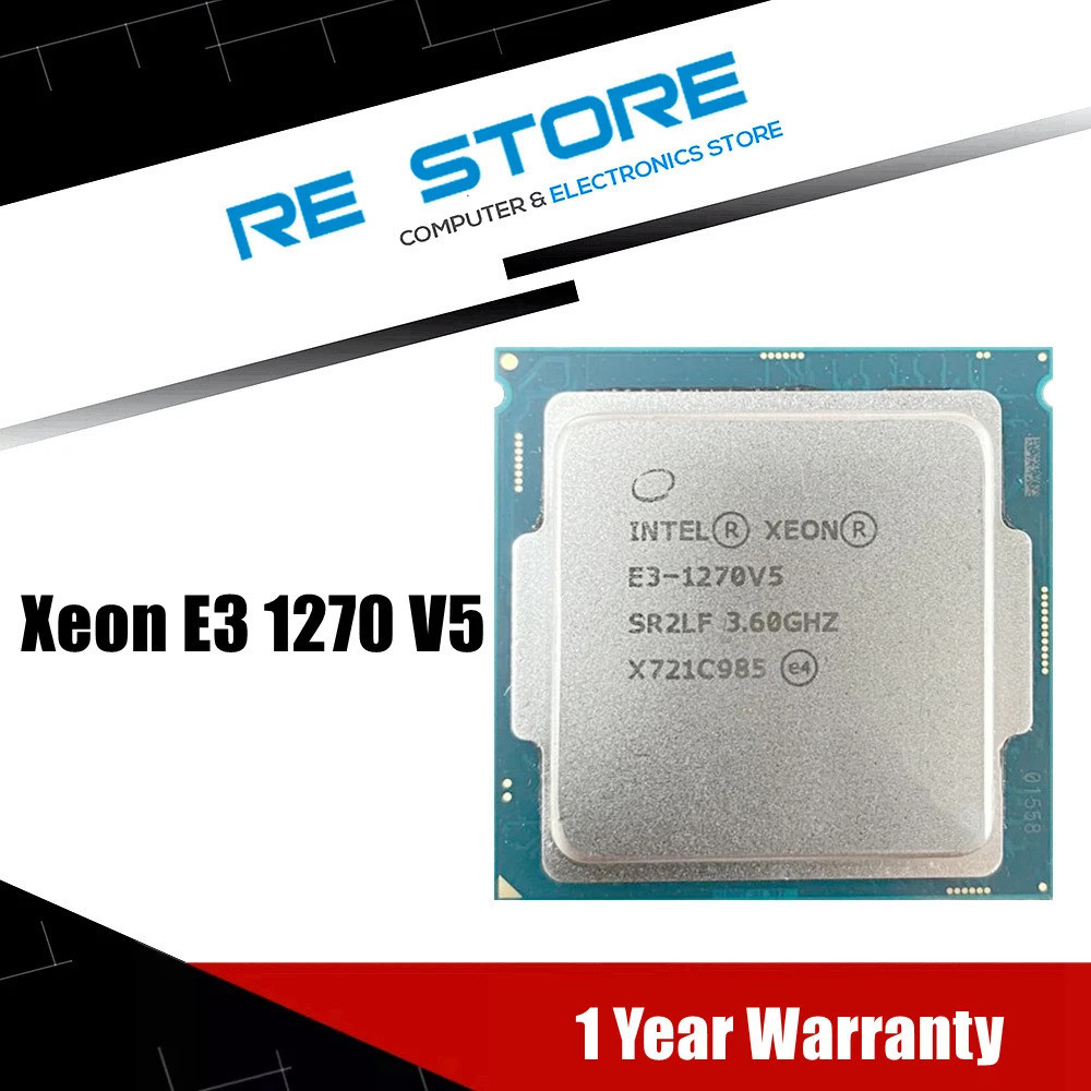 [สต๊อกพร้อม] intel xeon e3 1270 v5 3.6 ghz lga1151 8mb 80w Quad Core cpu sr2lf