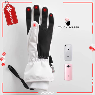 TOPCOAT ถุงมือกันหนาว บุขนหนา กันหิมะ ทัชสกรีนได้ ใส่ได้ในอุณหภูมิติดลบ Unisex (1 คู่) Size : S-L