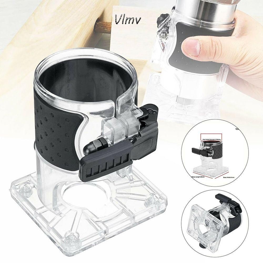 Vlmv ทริมเมอร์ ฐานเราเตอร์ อะไหล่ ฐานเราเตอร์ ที่กันจอนไฟฟ้าที่ทนทานโปร่งใส|อุปกรณ์เสริม