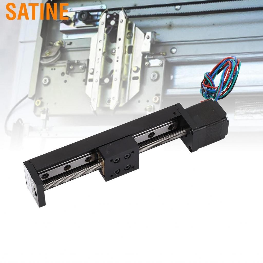 SaTine Mini Linear Rail Guide Slide Actuator, 28 Stepper Motorอลูมิเนียมขนาดใหญ่แนวนอนแนวตั้งโหลด 10