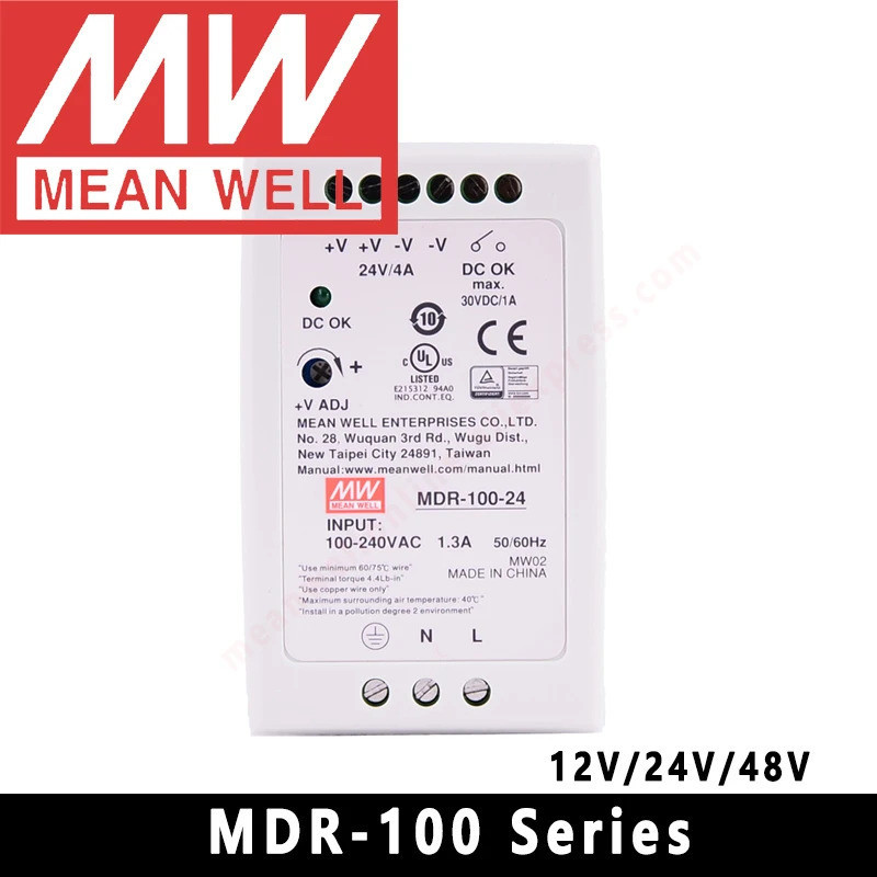 Mean Well MDR-100-24 สวิตชิ่งพาวเวอร์ซัพพลาย
