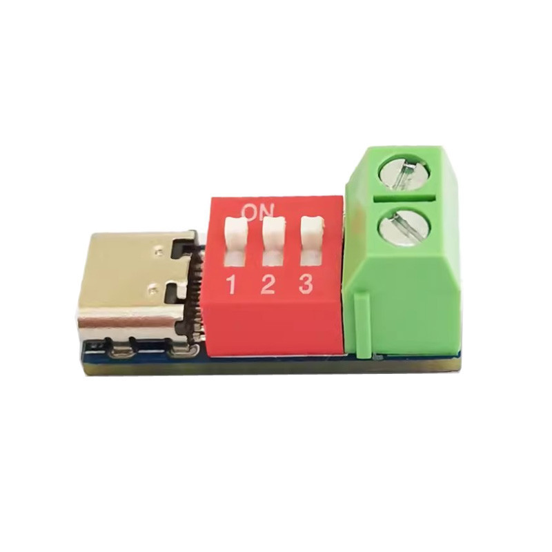 PD Deceiver QC PD Fast Charging Test Board ปรับแรงดันไฟฟ้า 5-20V DIP ปรับ
