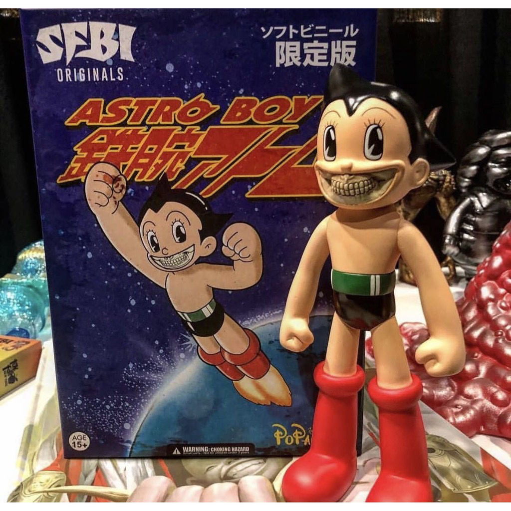 Astro Boy Atom KingKong รุ่นที่แตกต่างกันใหม่พร้อมบัตรประจำตัวของแท้ Trendy Play Art Handic