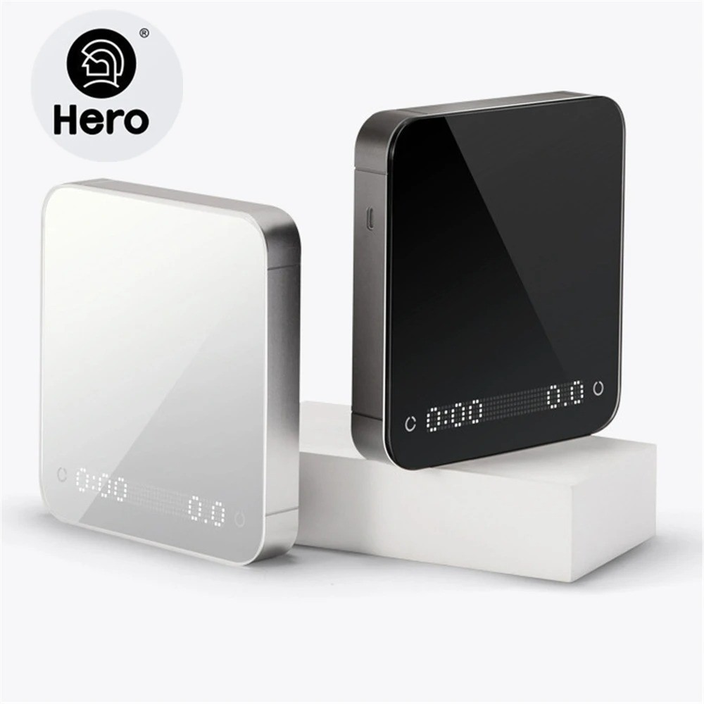 Hero Coffee scale จอแสดงผลอัตราการไหล ตัวจับเวลาอัตโนมัติ หลัก เครื่องชั่งอาหารในครัว เอสเพรสโซ