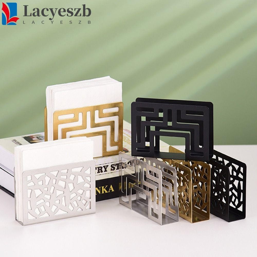 Lacyeszb ที่ใส่ผ้าเช็ดปากสแตนเลส, เครื่องจ่ายทิชชู่ขาตั้งแนวตั้งกลวง, ห้องครัวเก็บกระดาษมัลติฟังก์ชั่นสร้างสรรค์ที่ทันสมัยสีดํา