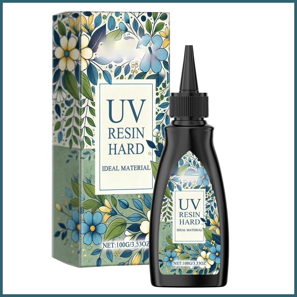 Uv เรซิ่น Hard เรซิ่นโปร่งใสมัลติฟังก์ชั่ UV เรซิ่น Hard 100g Clear Quick-drying เรซิ่นสําหรับเครื่อ