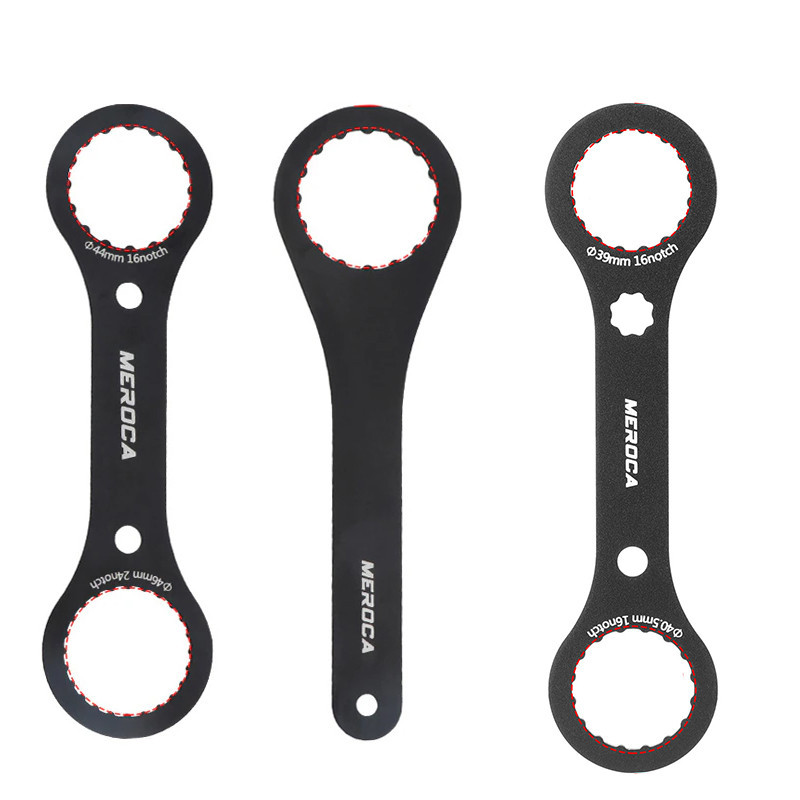 จักรยานด้านล่างประแจ Spanner จักรยาน BB ประแจกําจัดเครื่องมือติดตั้ง Remover BB39 BB44 BB46 BB40.5 16/24 Notch
