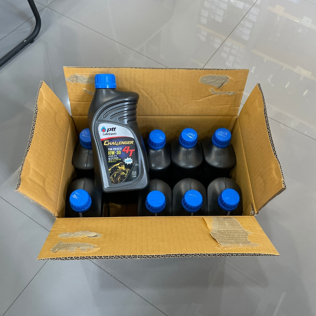 PTT น้ำมันเครื่อง ปตท.หัวฉีด 4T 10W-30 ขนาด 0.8ลิตร (ยกลัง x10) - รูปที่ 4