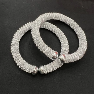 Accessories กำไลเกลียวหนอน(มือและเท้า)(คู่ละ89) ข้อเท้าหนอนงานไทยสีทอง เงิน พร้อมส่ง