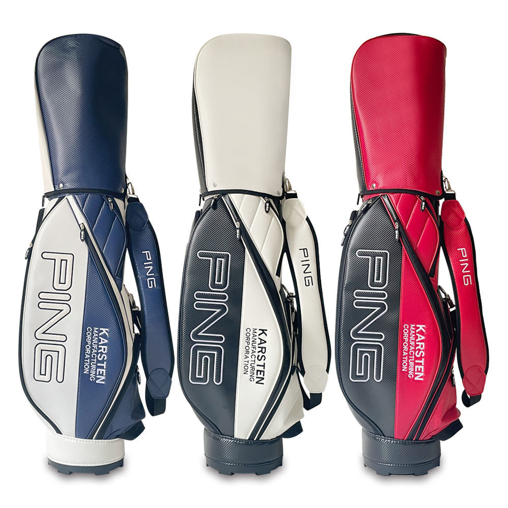 golf Bag ถุงกอล์ฟ หนัง PU กันน้ํา น้ําหนักเบา สําหรับผู้ชาย และผู้หญิง QB2483