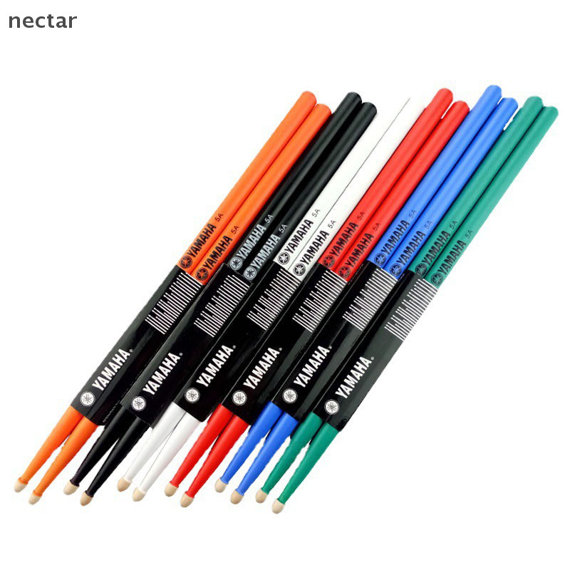 Tar 1 คู่ไม้ 5A กลอง Sticks คลาสสิก le ไม้ Teardrop Head กลองกระเป๋าถือกระเป๋าเครื่องดนตรีอุปกรณ์เสริม N