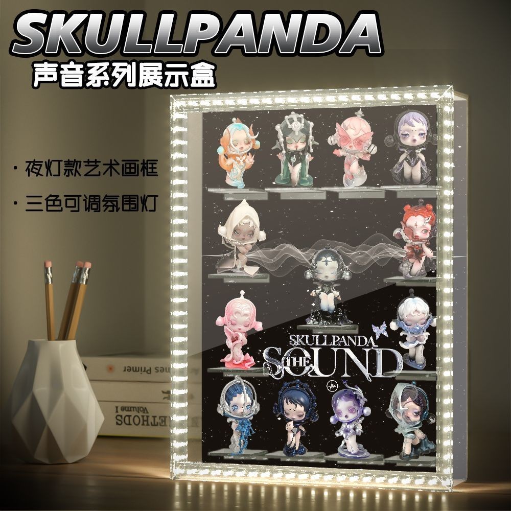 Skullpanda Sound Series Storage Photo Frame Display Box กล่องแสดงป้องกันฝุ่น POPMART WBOW