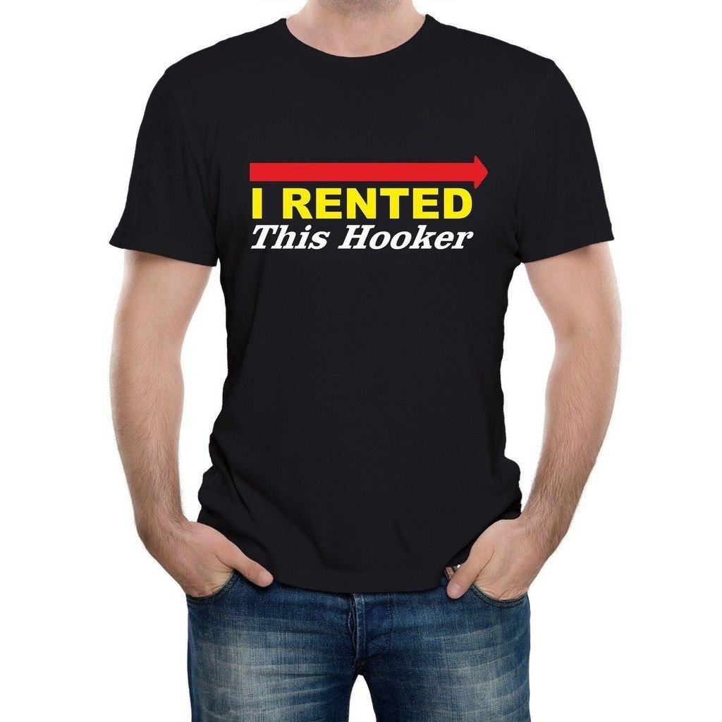 I Rented This Hooker Mens t-shirt - เสื้อยืดตลก retro comedy eastbound joke