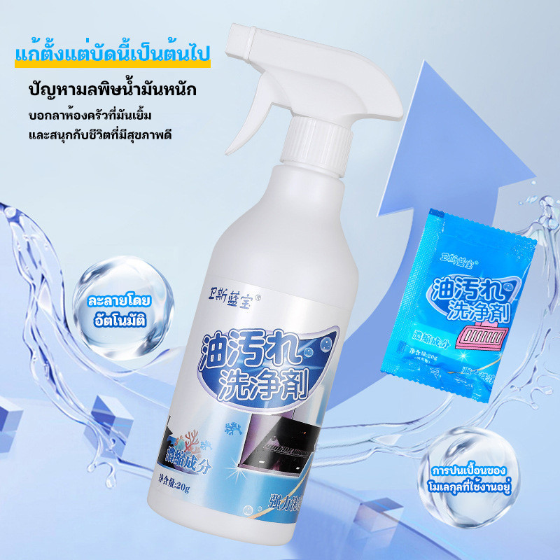 YTL น้ำยาขจัดคราบมัน คราบน้ำมัน ในห้องครัว น้ำยาล้างจาน สเปรย์ขจัดคราบมัน น้ำยาล้างคราบมัน น้ำมันในครัวคราบ