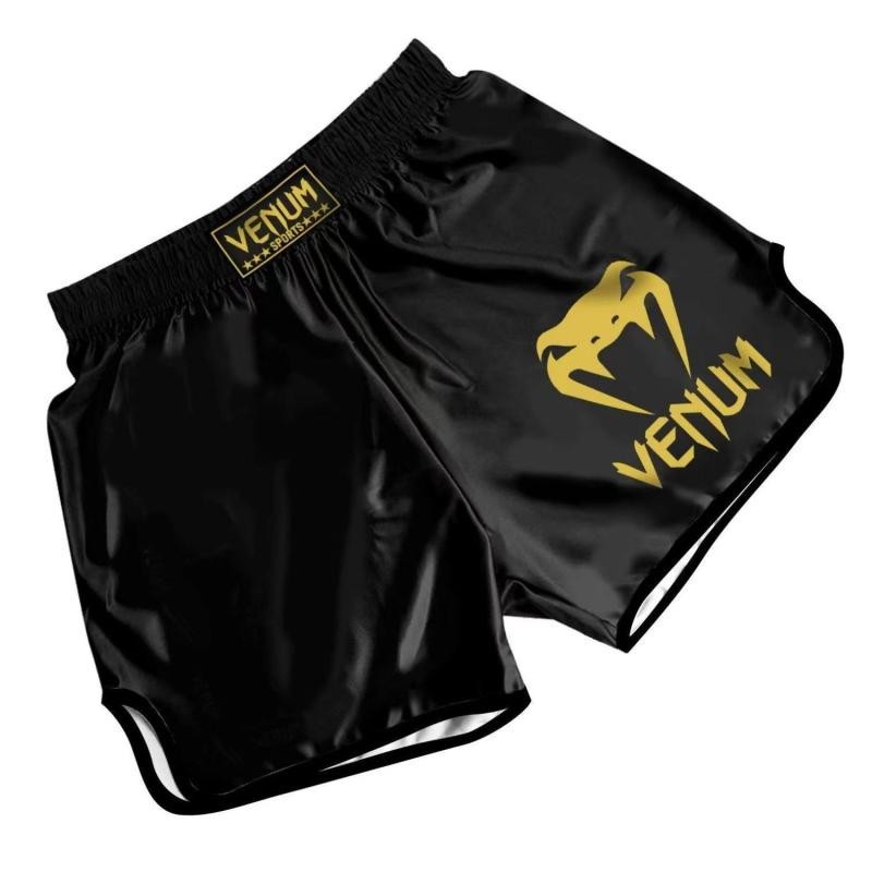 สินค้าใหม่พร้อมสต็อก Venom Training Suit UFC ผู้ชายผู้หญิงมวยยืดหยุ่นสูง Quick-Drying Muay Thai Fighting Shorts ฟิตเนสต่อสู้กางเกงกีฬาการปรับแต่ง20240806